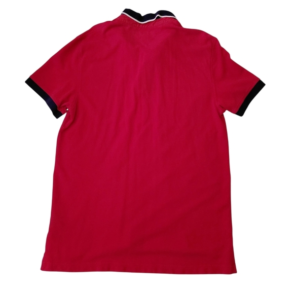 Tommy Hilfiger Red Polo with Navy Accents - Picture 3 of 8